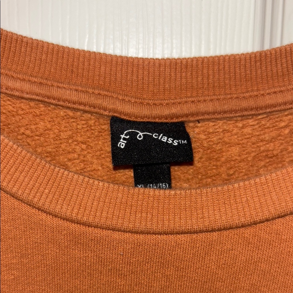Art Class Orange Crewneck Jacket - Picture 4 of 6